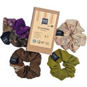 eccoverde FAIR SQUARED Scrunchies Set 4 Stk