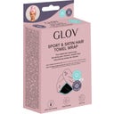 eccoverde GLOV Double-Sided Sports Hair Wrap Black