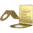 eccoverde I WANT YOU NAKED Wall Mount Set Gold