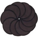 eccoverde pandoo Abschminkpads Schwarz 10 Stk