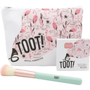 eccoverde TOOT Blushing Flamingo Blush Bag Set