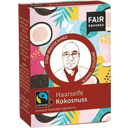eccoverde FAIR SQUARED Fairtrade Jubiläums Haarseife Kokosnuss 80 g