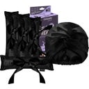 eccoverde GLOV COOLCURL Sweet Dreams Satin Set Black