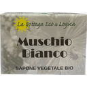 eccoverde La Bottega Eco & Logica Bio Pflanzenseife Weißer Moschus (100 g)