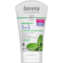 eccoverde lavera Pure Beauty 3in1 Reinigung Peeling & Maske 125 ml