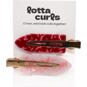 eccoverde lotta curls Double Styling Clips Cherry Blossom