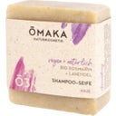 eccoverde ŌMAKA Naturkosmetik Ō3 Shampoo-Seife Bio-Rosmarin + Lavendel 100 g