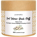 eccoverde puremetics 3in1 Intensiv-Dusch-Fluff mit Zuckerpeeling Shea Care 300 g