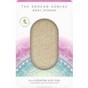 eccoverde The Konjac Sponge Company Mandala Konjac Body Sponge Aloe Vera