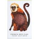 eccoverde The Konjac Sponge Company Rainforest Monkey Mini Face Puff with Red French Clay