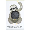 eccoverde The Konjac Sponge Company Rainforest Sloth Mini Face Puff with Bamboo Charcoal