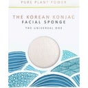 eccoverde The Konjac Sponge Company The Elements Water with 100% Pure White Konjac Full Size Facial Sponge