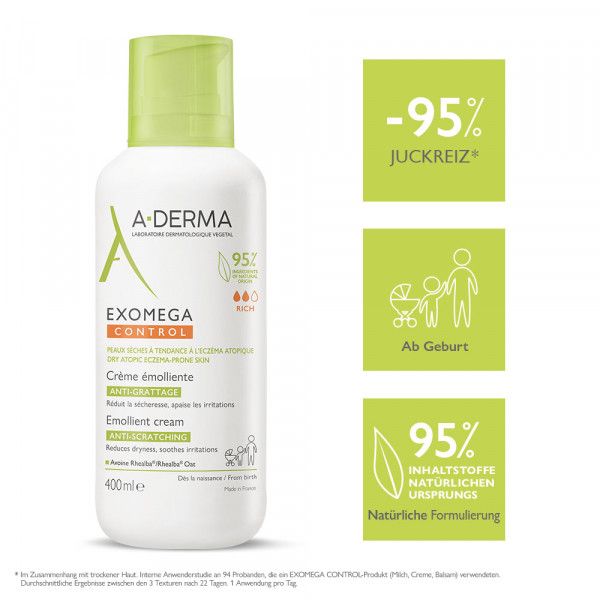 Bodyguardapotheke A-DERMA EXOMEGA CONTROL Creme Rückfettend