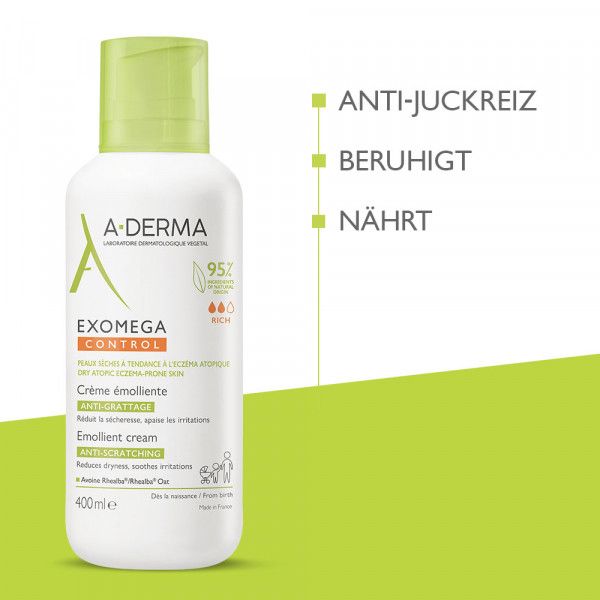 Bodyguardapotheke A-DERMA EXOMEGA CONTROL Creme Rückfettend
