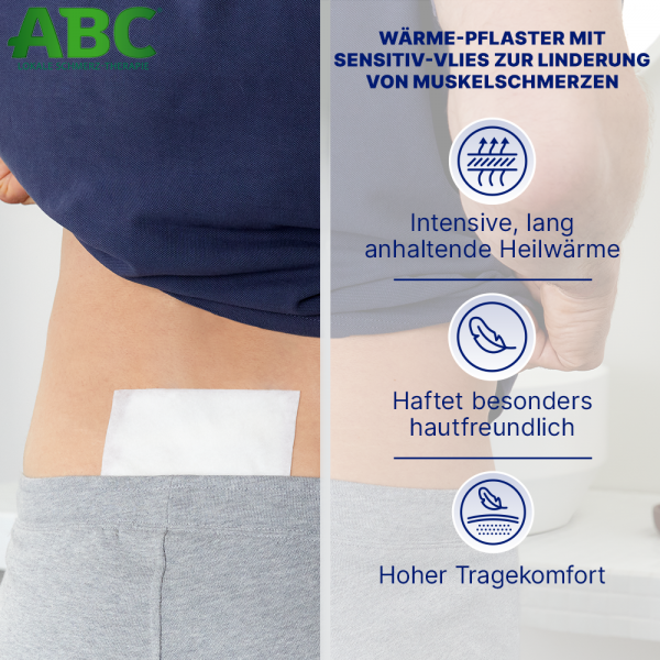 Bodyguardapotheke ABC Wärme-Pflaster Sensitive Hansaplast Med 10x14