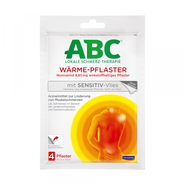 bodyguardapotheke ABC Wärme-Pflaster sensitive Hansaplast med 10x14