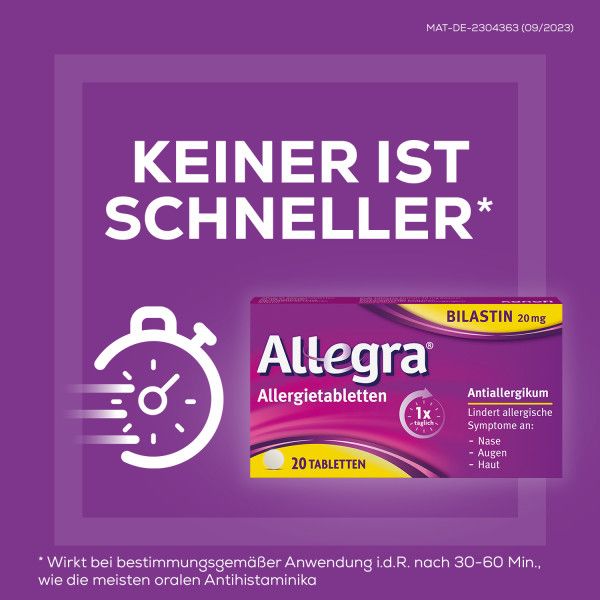 Bodyguardapotheke Allegra Allergietabletten - Schnell Bei Heuschnupfen