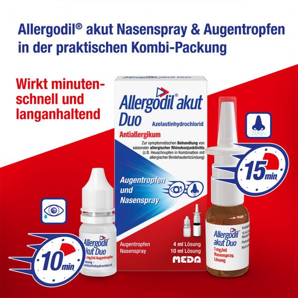 Bodyguardapotheke ALLERGODIL Akut Duo 4ml AT Akut/10ml NS Akut