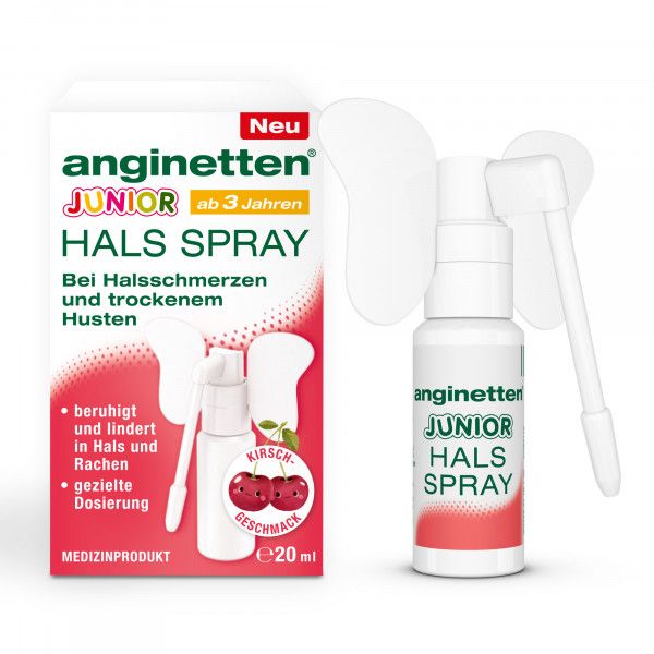 Bodyguardapotheke ANGINETTEN Halsspray Junior Ab 3 Jahren