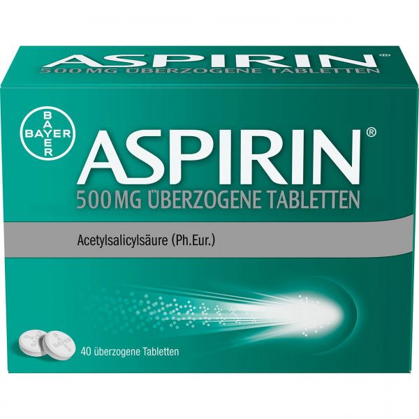 bodyguardapotheke ASPIRIN 500 mg überzogene Tabletten