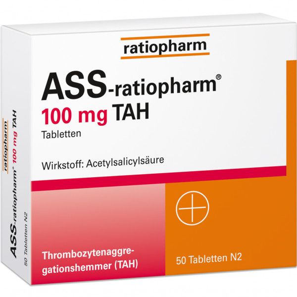 bodyguardapotheke ASS-ratiopharm 100 mg TAH Tabletten