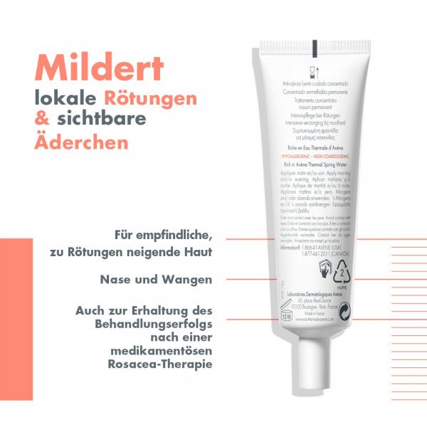 Bodyguardapotheke AVENE Antirougeurs Fort Intensivpflege Creme