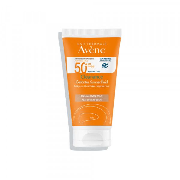 bodyguardapotheke AVENE Cleanance Sonnenfluid SPF 50+ getönt