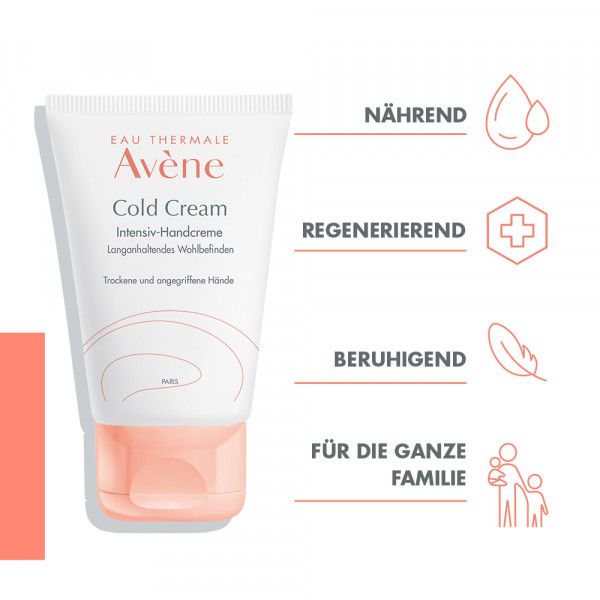 Bodyguardapotheke Avène Cold Cream Intensiv-Handcreme - Weniger Hauttrockenheit