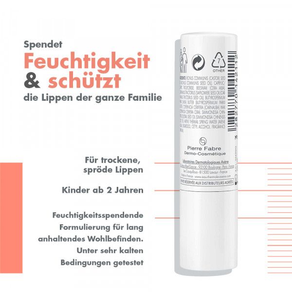Bodyguardapotheke AVENE Cold Cream NUTRITION Lippenpflegestift