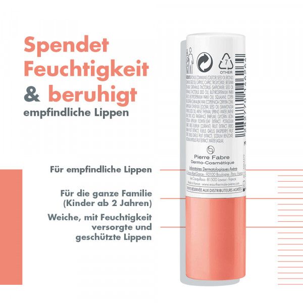 Bodyguardapotheke AVENE Feuchtigkeitsspendender Lippenpflegestift