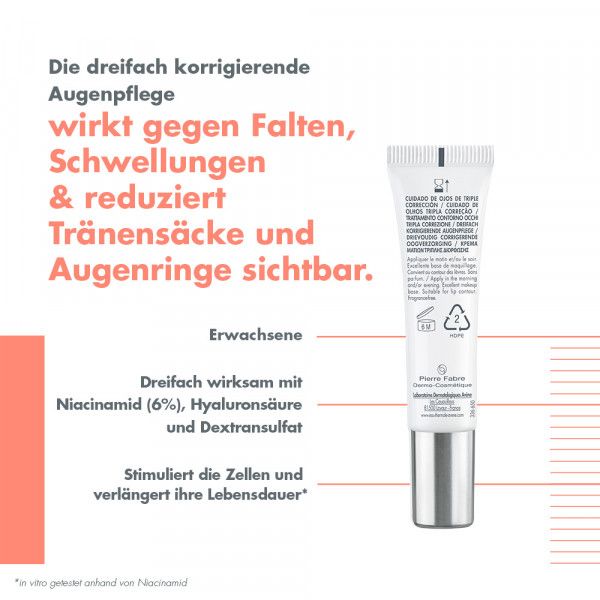 Bodyguardapotheke Avène Hyaluron Activ B3 Dreifach Korrigierende Augenpflege - Anti-Aging Pflege Gegen Falten