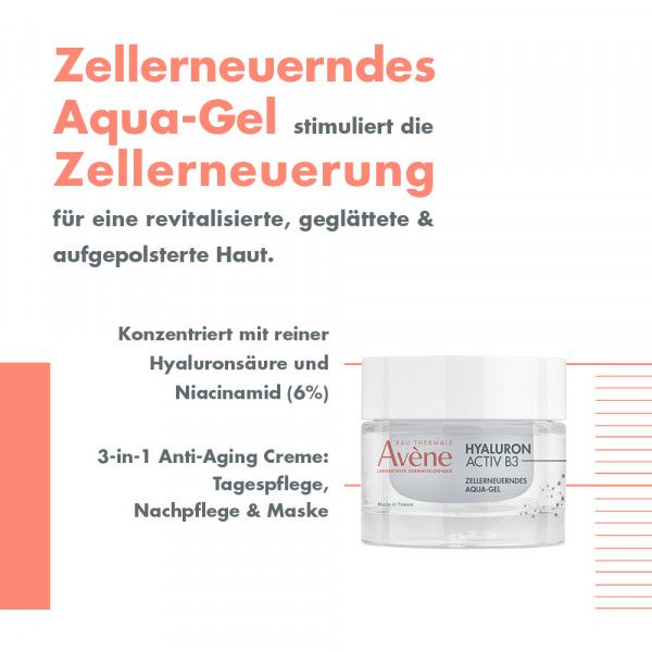 Bodyguardapotheke AVENE Hyaluron Activ B3 Zellerneuerndes Aqua-Gel