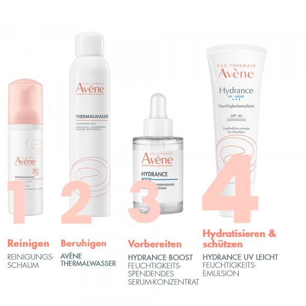 Bodyguardapotheke Avène Hydrance Reichhaltige UV Feuchtigkeitscreme SPF 30 Zur Intensiven Und Langanhaltenden Feuchtigkeitsversorgung Der Haut