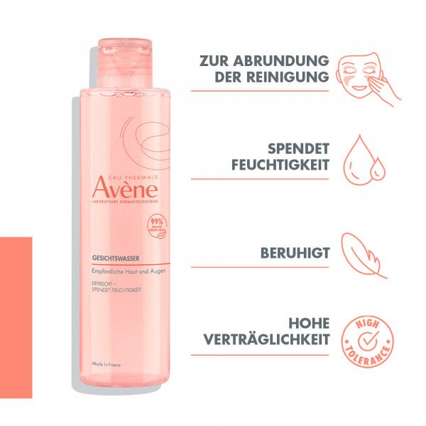 Bodyguardapotheke Avène Lotion Tonique Gesichtwasser - Beruhigt Die Haut Nach Der Reinigung