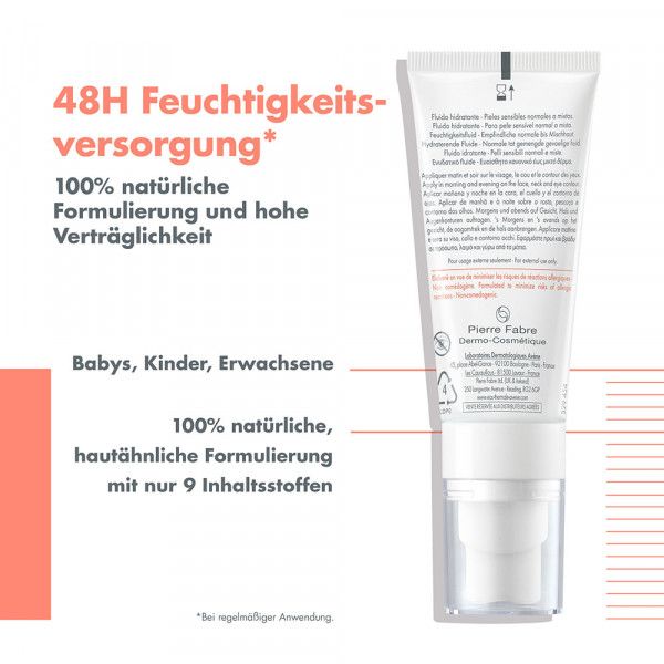 Bodyguardapotheke Avène Tolérance Hydra-10 Feuchtigkeitsfluid Für Empfindiche Feuchtigkeitsarme Haut