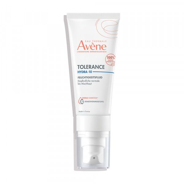 bodyguardapotheke Avène Tolérance Hydra-10 Feuchtigkeitsfluid für empfindiche feuchtigkeitsarme Haut