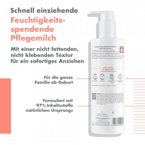Bodyguardapotheke AVENE XeraCalm NUTRITION Feuchtigkeits.Pflegemilch