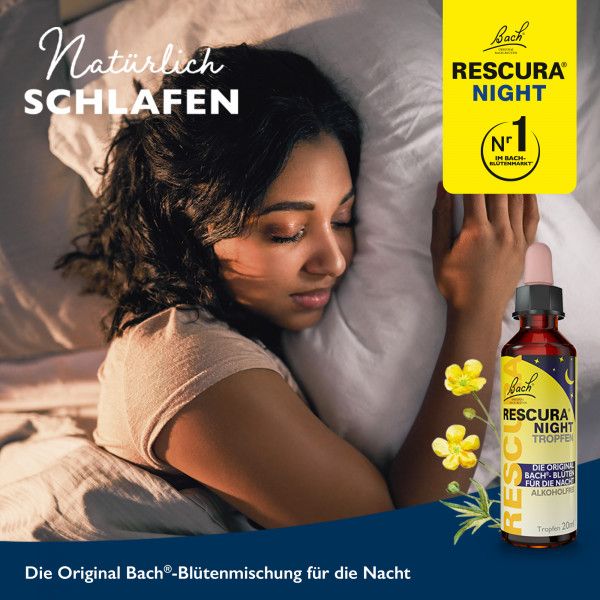 Bodyguardapotheke Bach RESCURA® NIGHT Tropfen Alkoholfrei 10ml