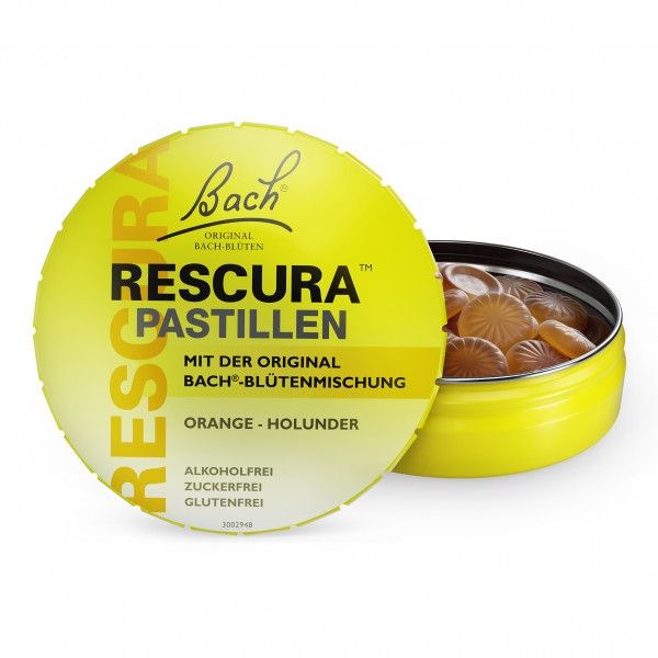 bodyguardapotheke Bach RESCURA® Pastillen Orange-Holunder 50g