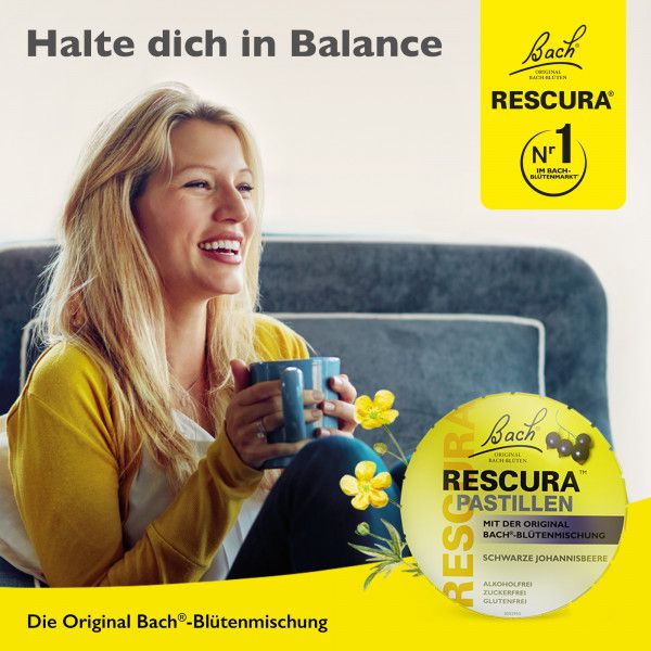 Bodyguardapotheke Bach RESCURA® Pastillen Zitrone 50g