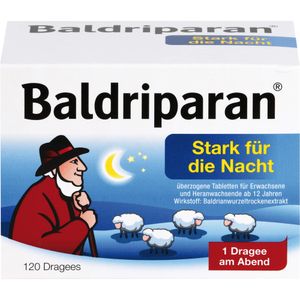 bodyguardapotheke BALDRIPARAN Stark für die Nacht überzogene Tabletten