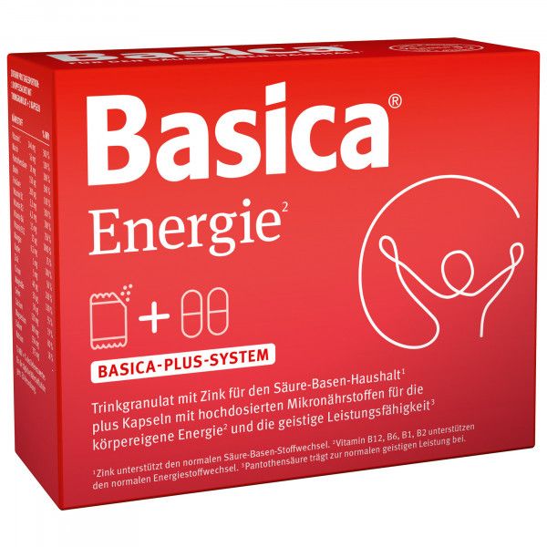 bodyguardapotheke BASICA Energie Trinkgranulat+Kapseln f.7 Tage Kpg
