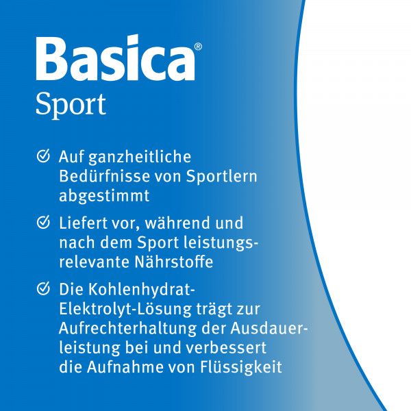 Bodyguardapotheke BASICA Sport Mineralgetränk Pulver