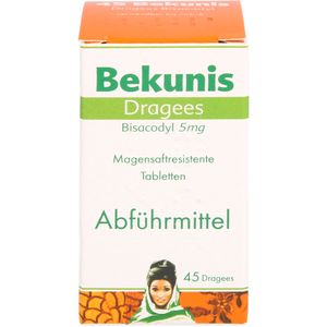 bodyguardapotheke BEKUNIS Dragees Bisacodyl 5 mg magensaftres.Tabl