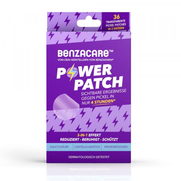 bodyguardapotheke BENZACARE Power Patch gegen Pickel