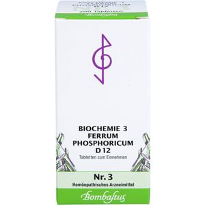 bodyguardapotheke BIOCHEMIE 3 Ferrum phosphoricum D 12 Tabletten