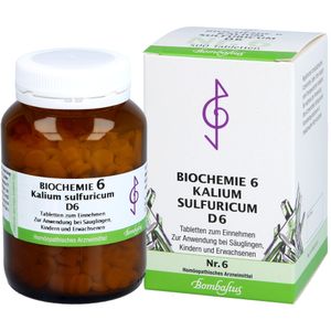 bodyguardapotheke BIOCHEMIE 6 Kalium sulfuricum D 6 Tabletten