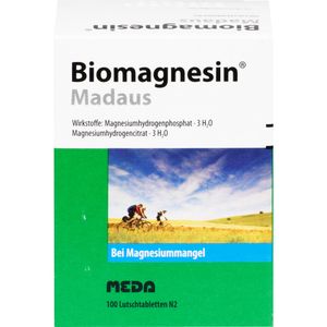 bodyguardapotheke BIOMAGNESIN Madaus Lutschtabletten