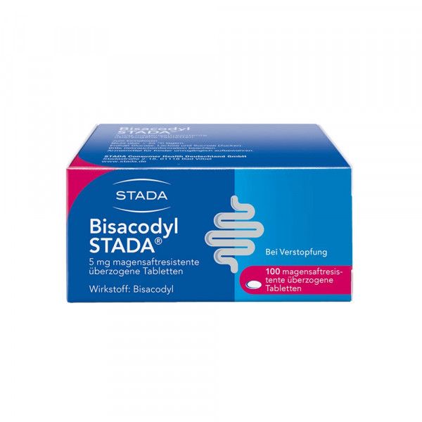 bodyguardapotheke BISACODYL STADA 5 mg magensaftres.überzog.Tabl