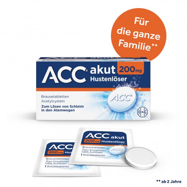 Bodyguardapotheke ACC Akut 200 Brausetabletten